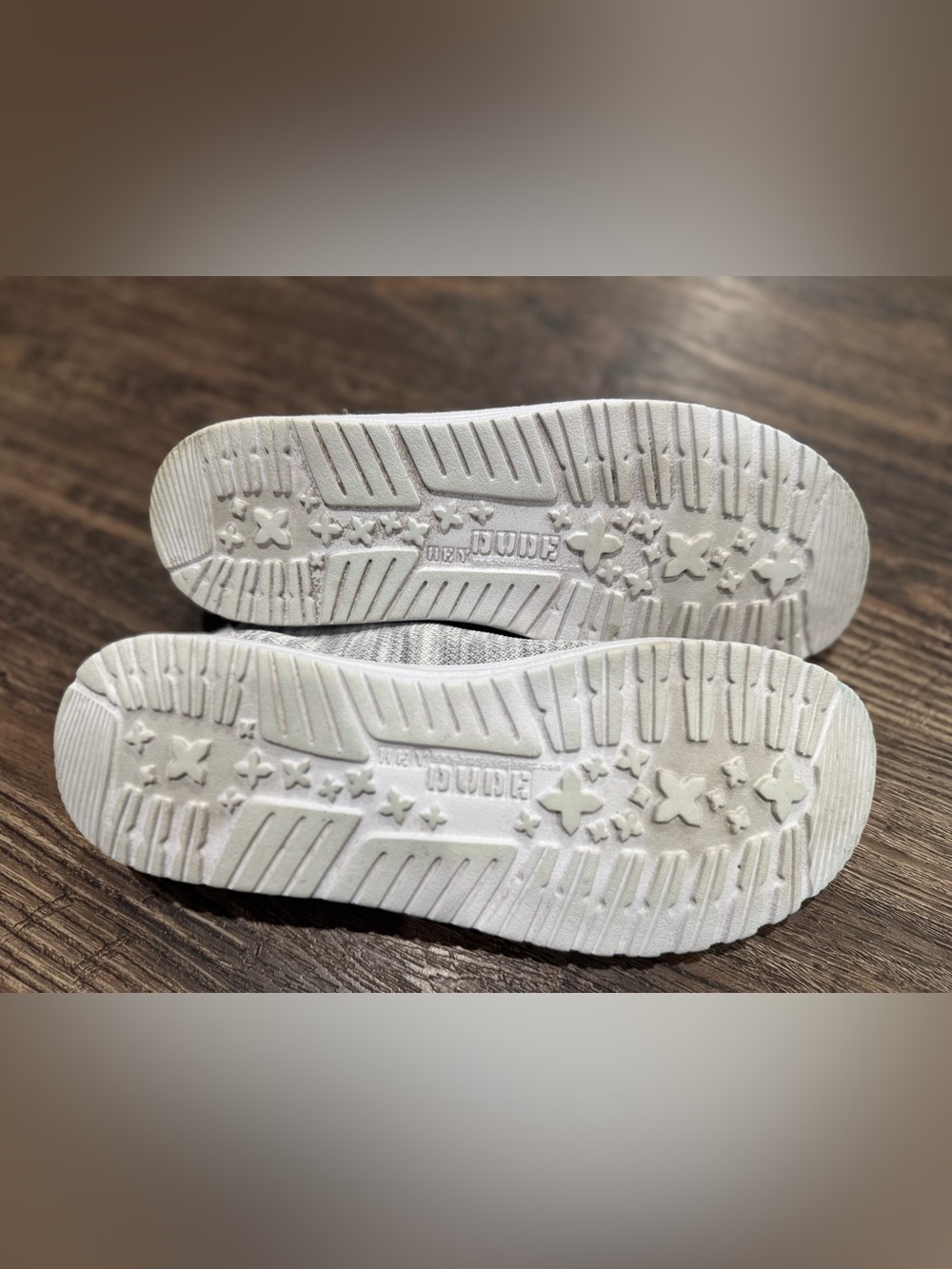 Hey Dude Men's Knit Slip-On Loafers in Light Gray - Picture 6 of 6
